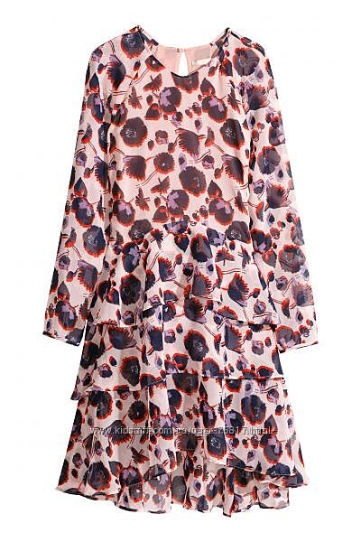 Яскрава ярусна сукня H&M