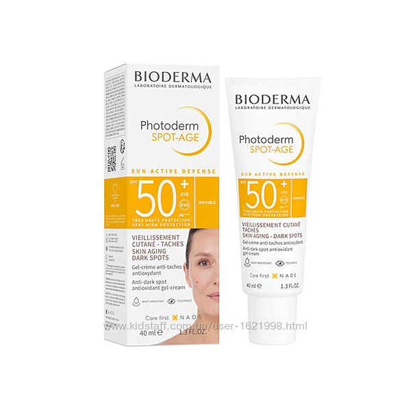 Bioderma Photoderm Spot-Age SPF50 біодерма сонцезахисний крем