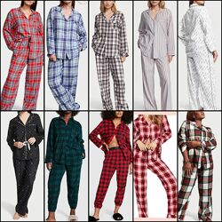 Піжами victoria&acutes secret xs s m l хс с м л 34 3M6 38 40 42 фланелева термо