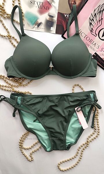 Victoria&acutes secret 36b 80b 75c  m l купальник Tahiti push up 
