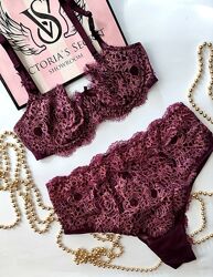 Victoria&acutes secret s m 36 38 32c 70c комплект білизни м&acuteякий з високою 