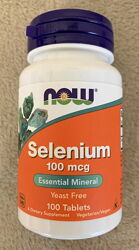 Селен Selenium 100 мкг, 100 таблеток, США.