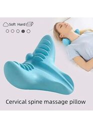 Массажная подушка для снятия боли вытягивания шеи коррекции масаж ортопед 
