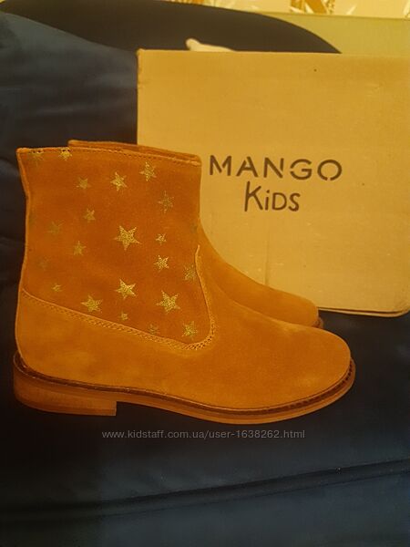 Новые ботинки Манго 33 р