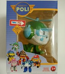 Игрушка Трансформер Робокар Хейли 10см вертолет спасатель Robocar Poli Hely