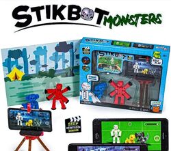 Игровой набор для анимационного творчества Stikbot Стикбот 2шт со штативом