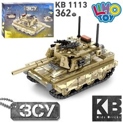 Конструктор LimoToy KB 1113 Военная техника ВСУ ЗСУ. Боевой танк 362 дет