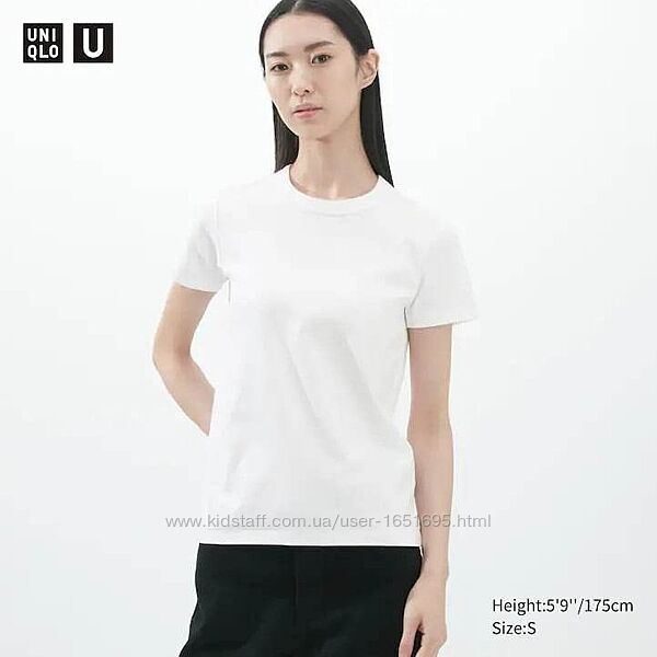 Базова футболка Uniqlo U біла p. M, L