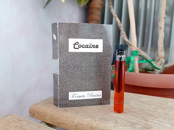 Franck boclet cocainе оригинал миниатюра пробник mini vial spray 2 мл