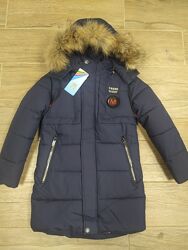 Зимняя курточка пальто для мальчика 140р 