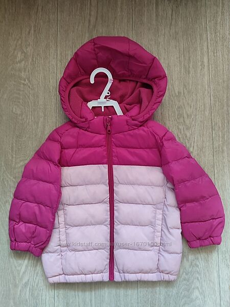 Демі ультралегка куртка для малюків Uniqlo 12-18,  18-24м. , 3-4 роки