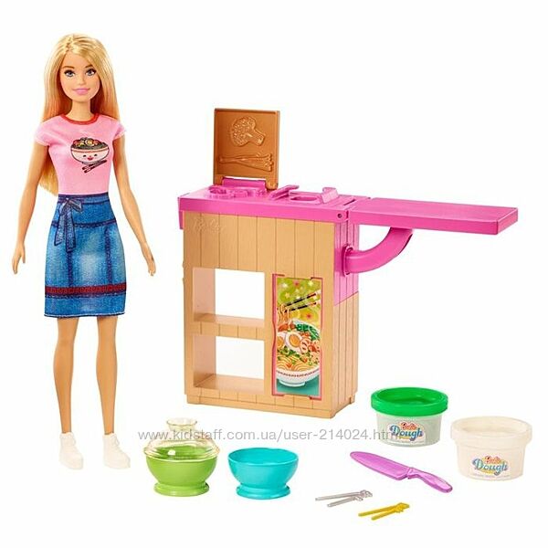 Ігровий набір Barbie - Готуємо разом в комплекті пластилін