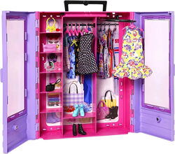 Ігровий набір шафа-валіза з лялькою Барбі Barbie Fashionistas Ultimate 