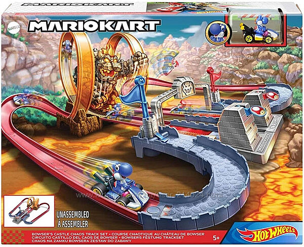  Трек Хот Вілс Маріо Карт Hot Wheels Mario kart Bowsers Castle Chaos