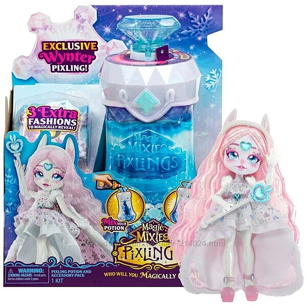 Лялька Magic Mixies Pixlings Wynter Bunny Exclusive Limited Edition