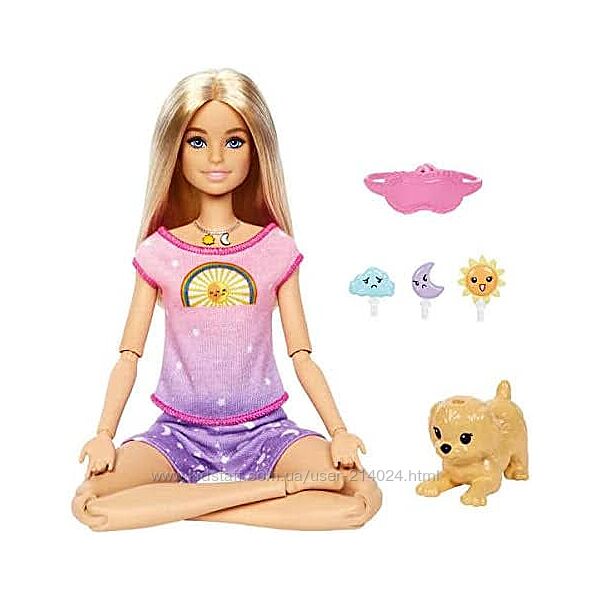 Барбі Медитація Дихай зі мною Barbie Breathe with Me Meditation Doll