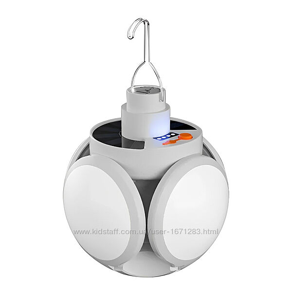 Лампа для кемпинга X-BAIL BL-2029-1 SOLAR / Emergency Charging Camping Bulb