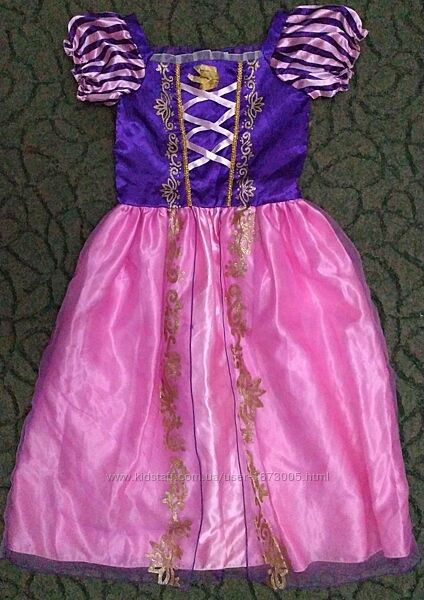 Карнавальное платье принцессы Рапунсель на девочку 7-8 лет