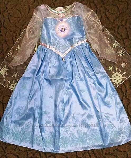Карнавальное платье принцессы Эльзы Холодное сердце, на девочку 7-8 лет
