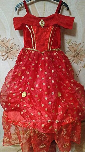 Карнавальное платье принцессы Бель на девочку 7-8 лет, Дисней