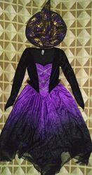 Карнавальное платье ведьмы на Хеллоуин, размер S