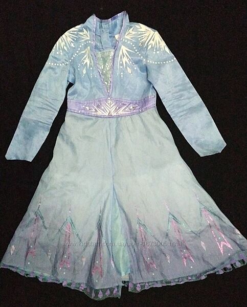 Карнавальное платье принцессы Эльзы 2 на девочку 5-6 лет