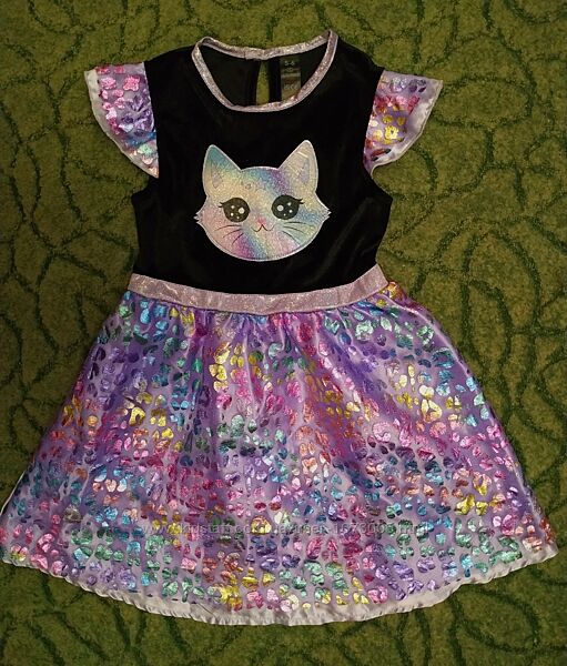 Карнавальное платье кошечки на девочку 5-6 лет