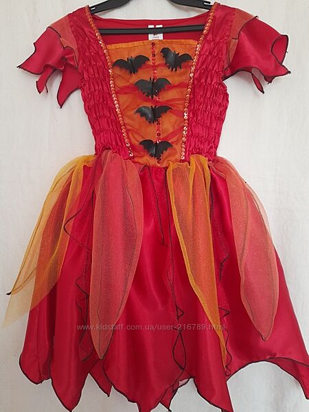 Карнавальна сукня Летюча миша на 6-7 років