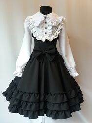 Платье Лолита как школьная форма Школьная форма для выпускниц.