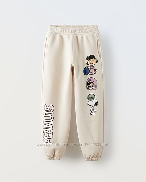 Штани на байці snoopy peanuts x zara