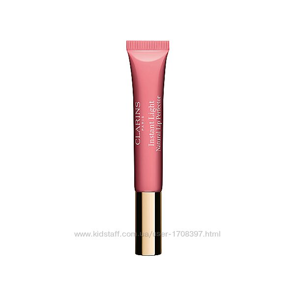 Блеск для губ Clarins Natural lip perfector, цвет 01 rose shimmer, 12мл