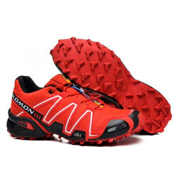 Кроссовки Salomon Speedcross 3 Красные Мужские Саломон размеры 41-46