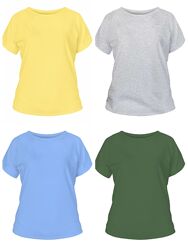 Базові жіночі футболки, футболка 46-50р. Женские трикотажные футболки