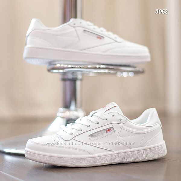 Reebok Club белые кроссовки рибок кеды рібок кросівки