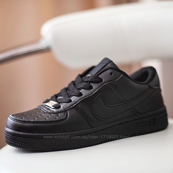 Nike Air Force черные найк аир форсы кроссовки
