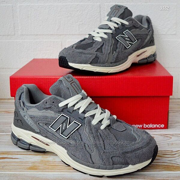New Balance 1906D сірі, замш кроссовки нью беленс баланс кросовки