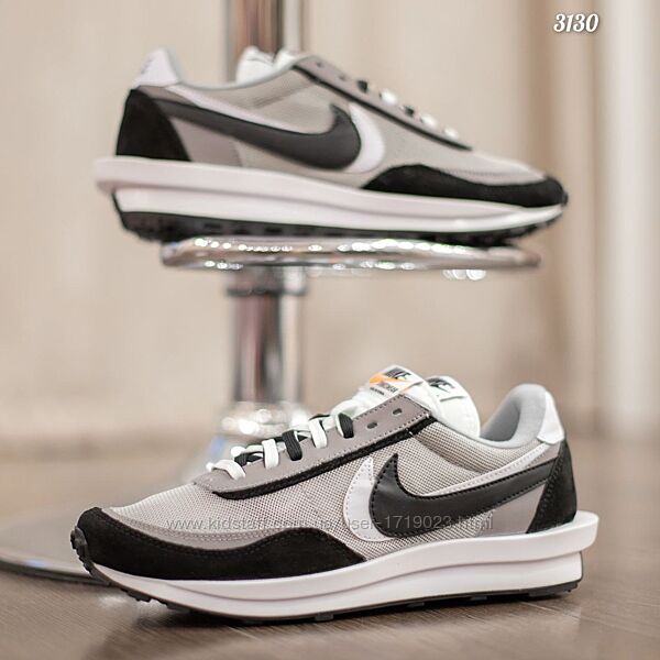 Nike waffle sacai кроссовки найк мужские кросівки чоловічі ТОП якість