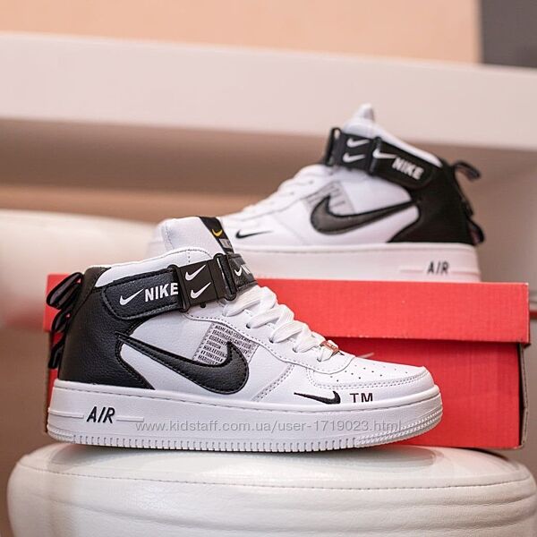 Nike Air Force 1 Mid LV8 кроссовки найк аирфорс форсы высокие аір форси