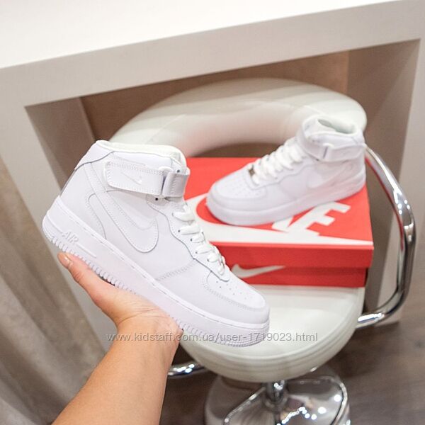 Nike Air Force кроссовки найк аир форс форсы кросівки жіночі високі