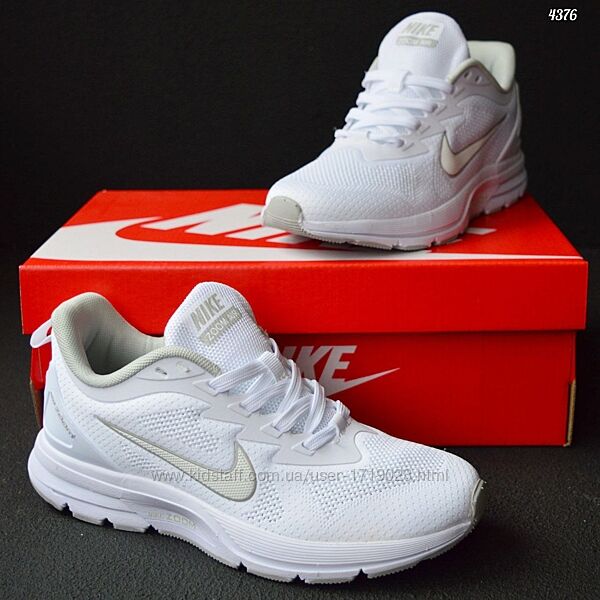 Nike Air Zoom White Gray кросівки жіночі найк аір зум кроссовки кросвоки
