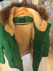 Зимняя тёплая куртка на овечьей шерсти Dasti, р. S