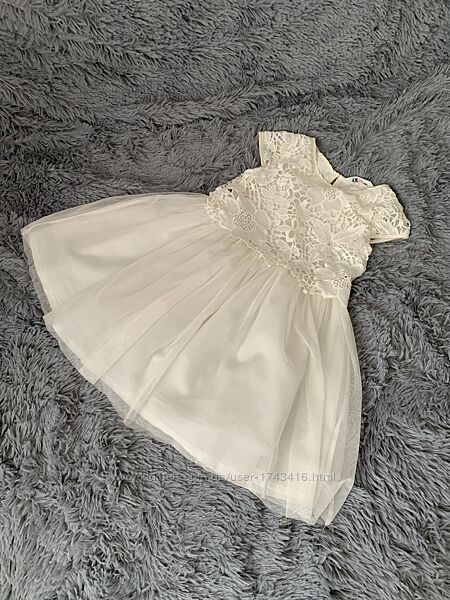 Плаття H&M 110-122 біле можна для сніжинки