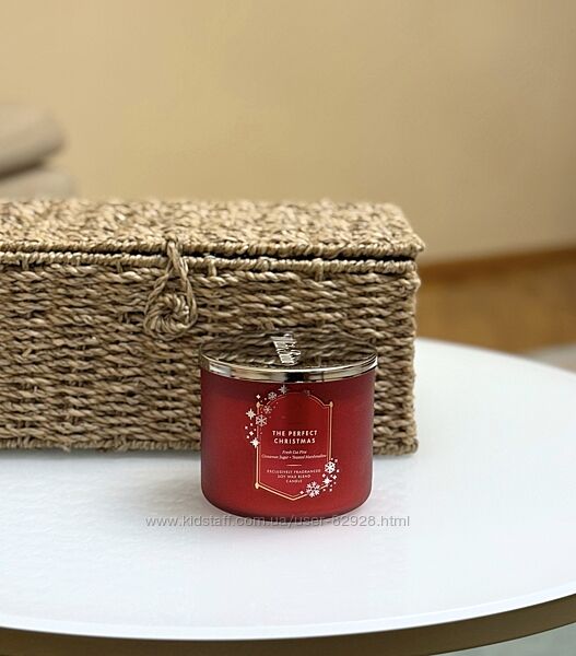 Велика ароматизована свічка Bath & Body Works. Різдвяна колекція. Оригінал