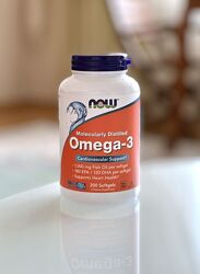 NOW Foods, Omega-3, 180 EPA/120 DHA. Оригінал. Купляли в США