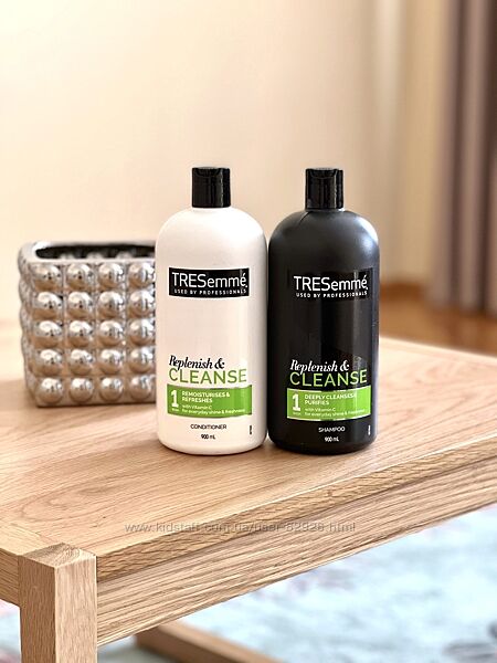 Серія для догляду за волоссям TRESemme Cleanse & Replenish. Оригінал Англія