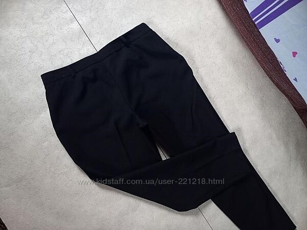 Класичні чорні завужені штани брюки з високою талією h&m, 14 розмір.