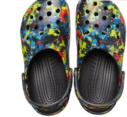 Крокси клоги w8 tie-dye