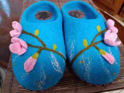 Валяні капці ручної роботи