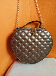 Сумка серце на ланцюжку 