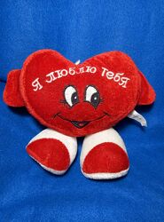 Плюшеве м´яке серце 19 см